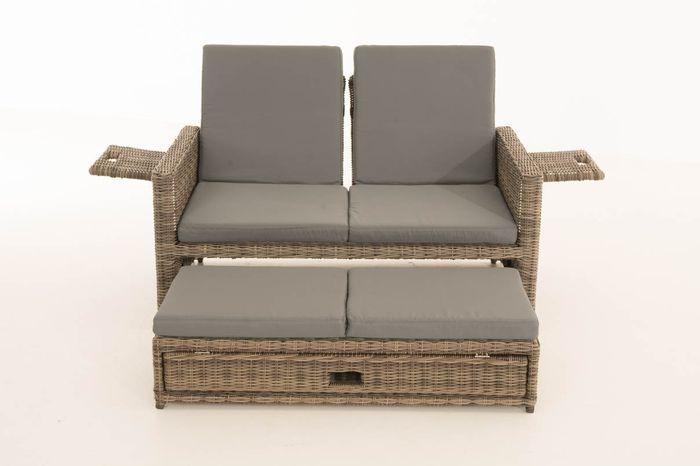 Produktbild Swisshandel24 Sofa Ancona Eisengrau 5mm, grau-meliert