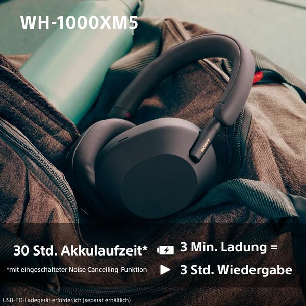 Produktbild Sony WH-1000XM5 (NC, 30 h, Kabellos, Kabelgebunden)