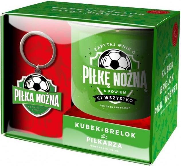 Nuance Hobby-Fussballbecher + Schlüsselanhänger-Set (350 ml, 1x)