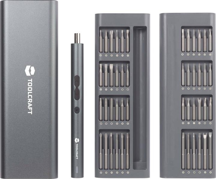 Produktbild Toolcraft TO-9610278 E-Schraubendreher 3.7 V 350 mAh Lithium inkl. Ladekabel