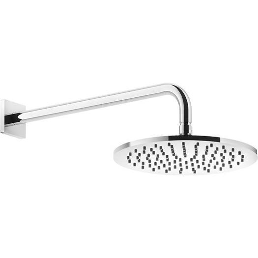 Gessi, Badarmatur, Rilievo, Antikalk-Kopfbrause D250 mm, mit Gelenk und Wandarm, 1/2 Anschluss, 59148