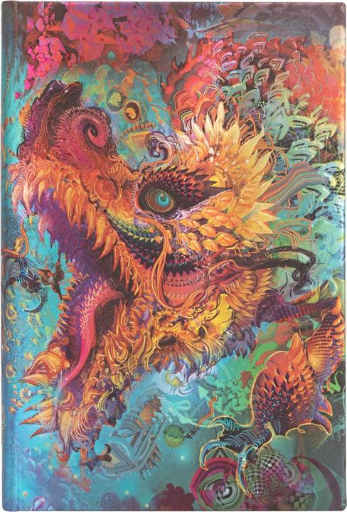 Produktbild Paperblanks Humming Dragon (Android Jones Collection) Mini Lined Hardcover Journal: Hardcover, 85 gsm, ribbon ma (Liniert, Harter Einband)