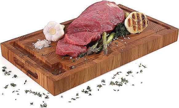 Immagine prodotto Küchenprofi Tagliere, legno di quercia 45 x 25 x 4 cm