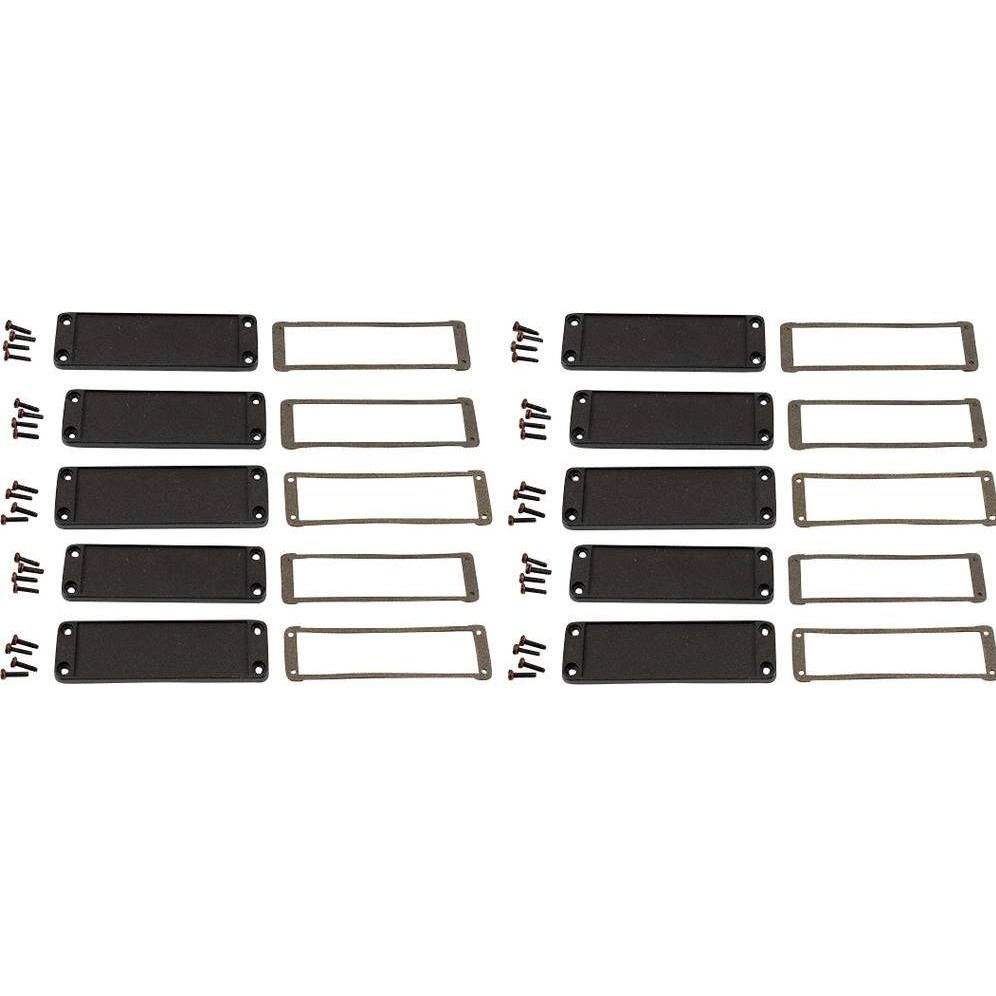 Hammond Endplatte Aluminium Schwarz L x B H 6 107 35 mm 10 St., Elektronikzubehör + Gehäuse, Schwarz