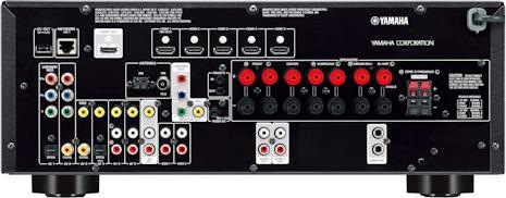 Actual product image Yamaha RX-V673, 7.2 Network Rec, Airplay, 150W, 4k, Black (Receiver)