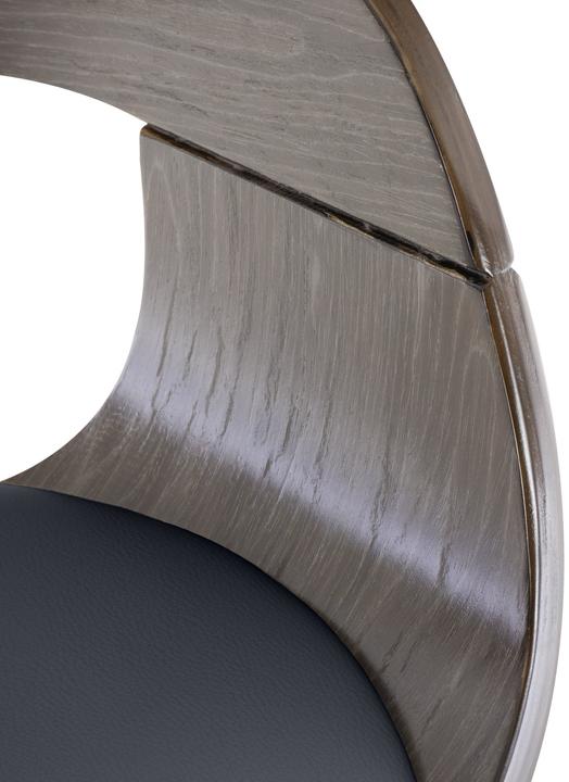 Actual product image CLP Kingston bar stool, black/grey