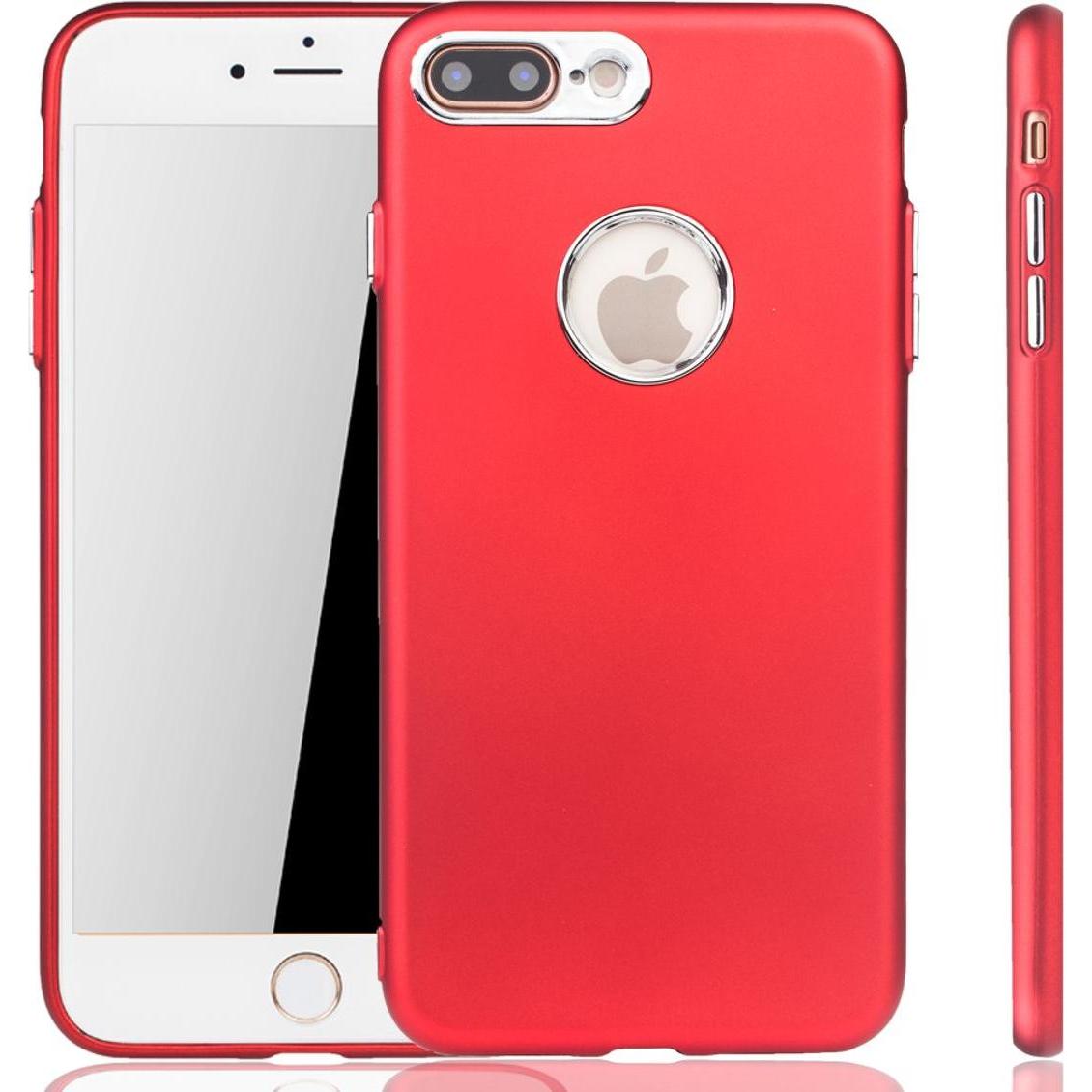 König Design Apple iPhone 7 Plus Hülle Case Handy Cover Schutz Tasche Schutzhülle Bumper Rot (Apple iPhone 7 Plus), Smar...