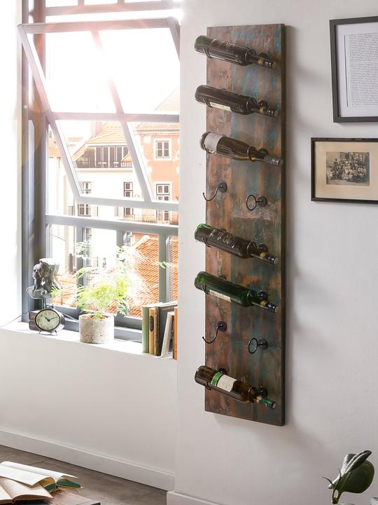 Actual product image SIT Möbel Wall wine rack Riverboat (33 x 148 x 16 cm, 8 bottles)