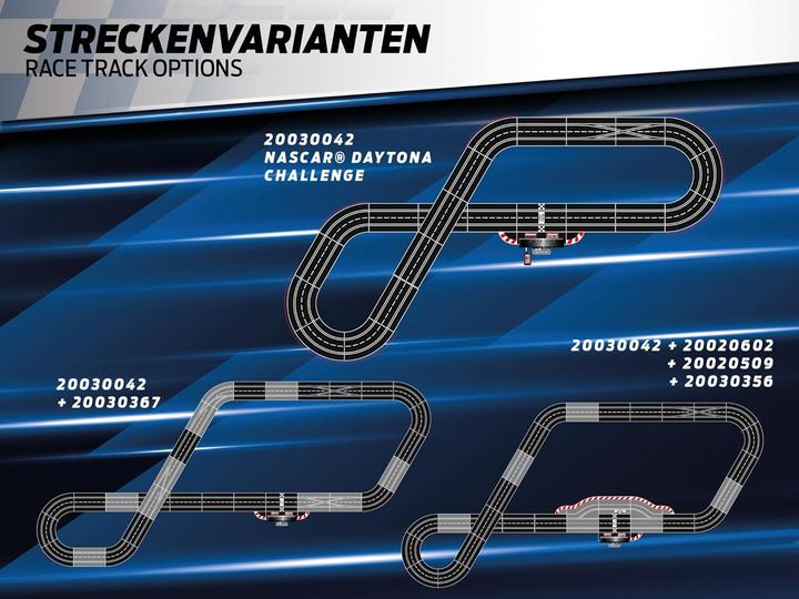 Actual product image Carrera Digital 132 NASCAR Daytona Challenge