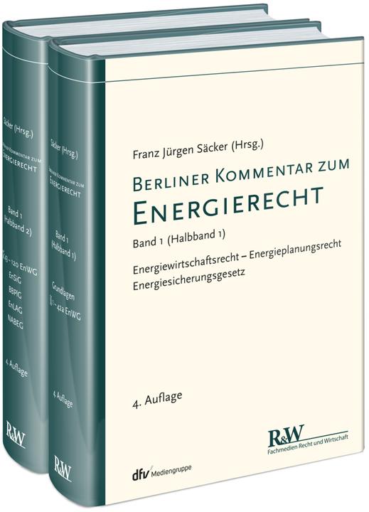 Produktbild Berliner Kommentar zum Energierecht. Band 01 (Deutsch, Franz J. Säcker, 2018)