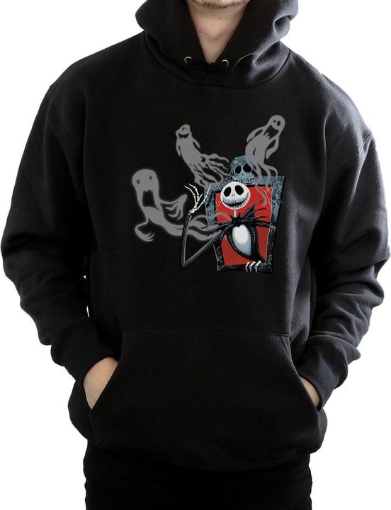 Actual product image Disney Mens Nightmare Before Christmas Ghosts Of Jack Hoodie (L)