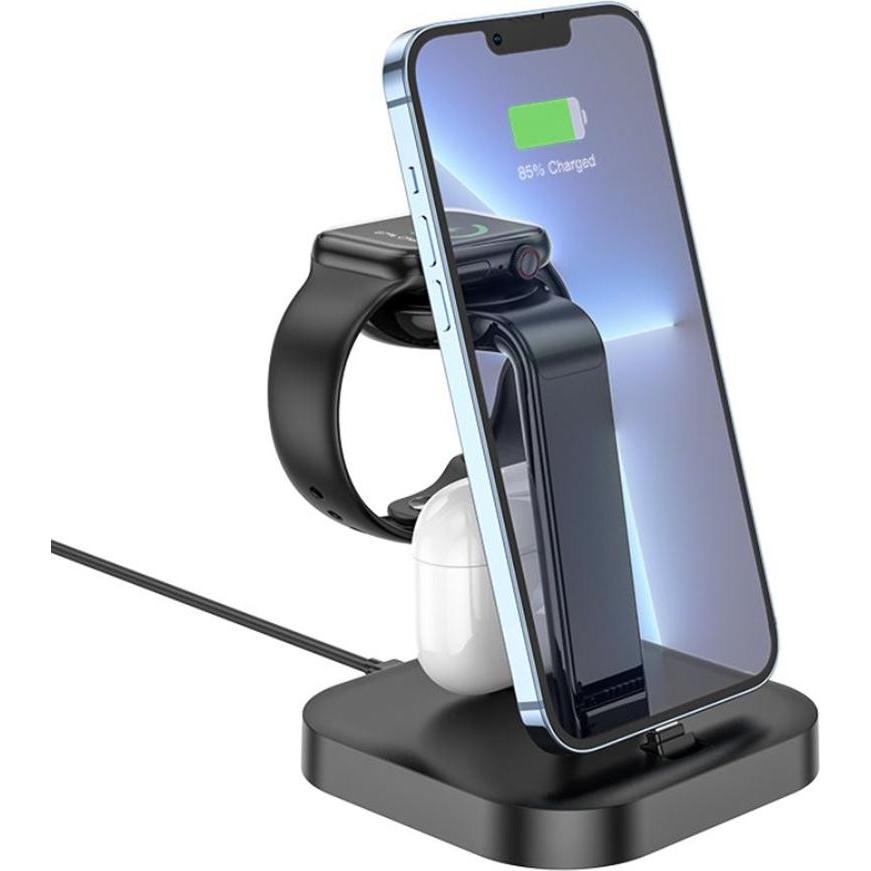 Thumbnail - Hoco CW43 Graceful (5 W), Wireless Charger, Schwarz