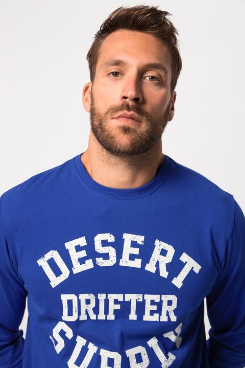 Actual product image JP1880 Long-sleeve top, embroidery, round neck, up to 8 XL (4XL)