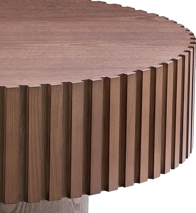 Image du produit SIT Möbel Table basse Ø 80 cm noyer en bois foncé, avec (80 x 35 cm)
