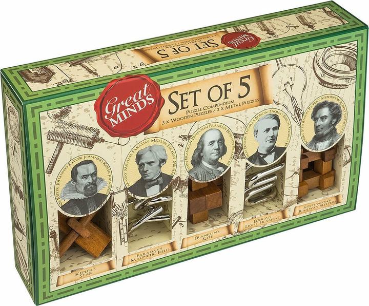 Productafbeelding Brain Games Grote Geesten Set Van 5 (Engels)