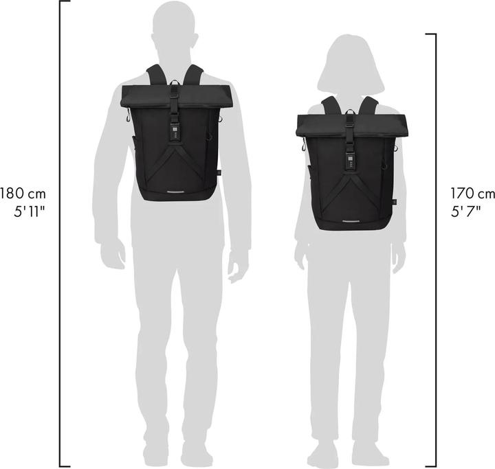 Produktbild Dicota Backpack COMMUTER - Rolltop 13-16, Backpack (26 l)