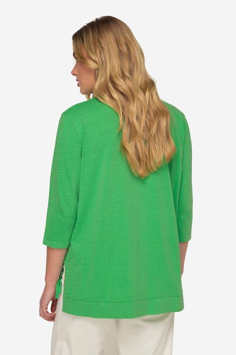 Immagine prodotto Laurasøn T-Shirt, V-Ausschnitt, Halbarm, Saum mit Raffung OEKO-TEX MIG (XL)