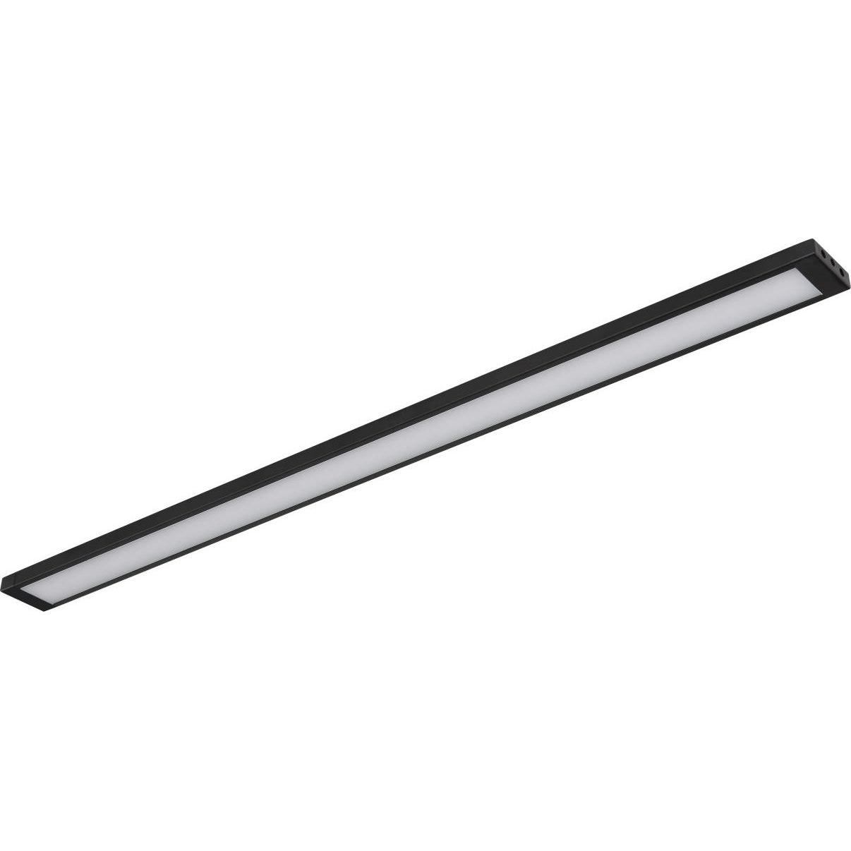 Globo, Wandleuchte + Deckenleuchte, Unterbauleuchte Kunststoff Schwarz, 1xled