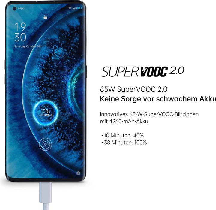 Produktbild OPPO Find X2 Pro (512 GB, Black, 6.70", Single SIM, 5G)