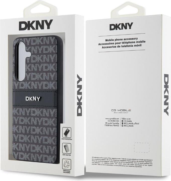 Immagine prodotto DKNY DKHCSPRTHSLK S921 czarny/black hardcase Leather Mono Stripe & Metal Logo (Samsung Galaxy S24)