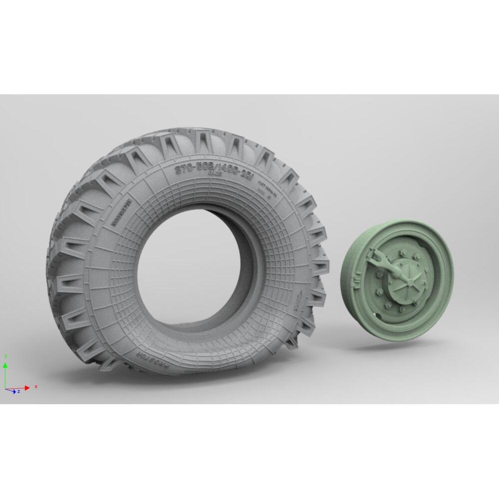 Toucan Model URAL 4320 3D FLAT TIRE×4