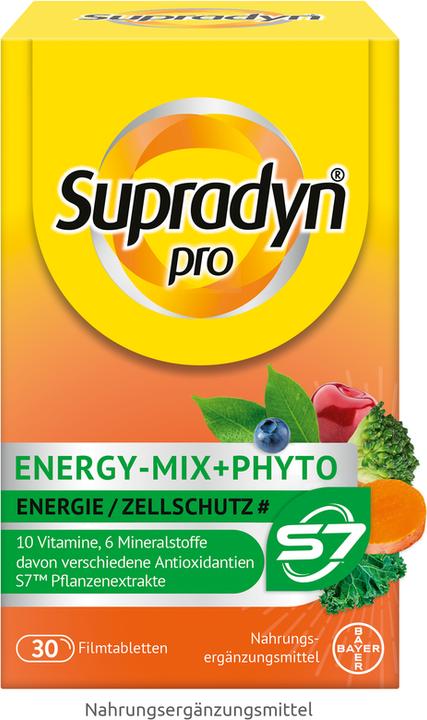 Actual product image Supradyn pro Energy-Mix+Phyto (30 Piece, Pills)