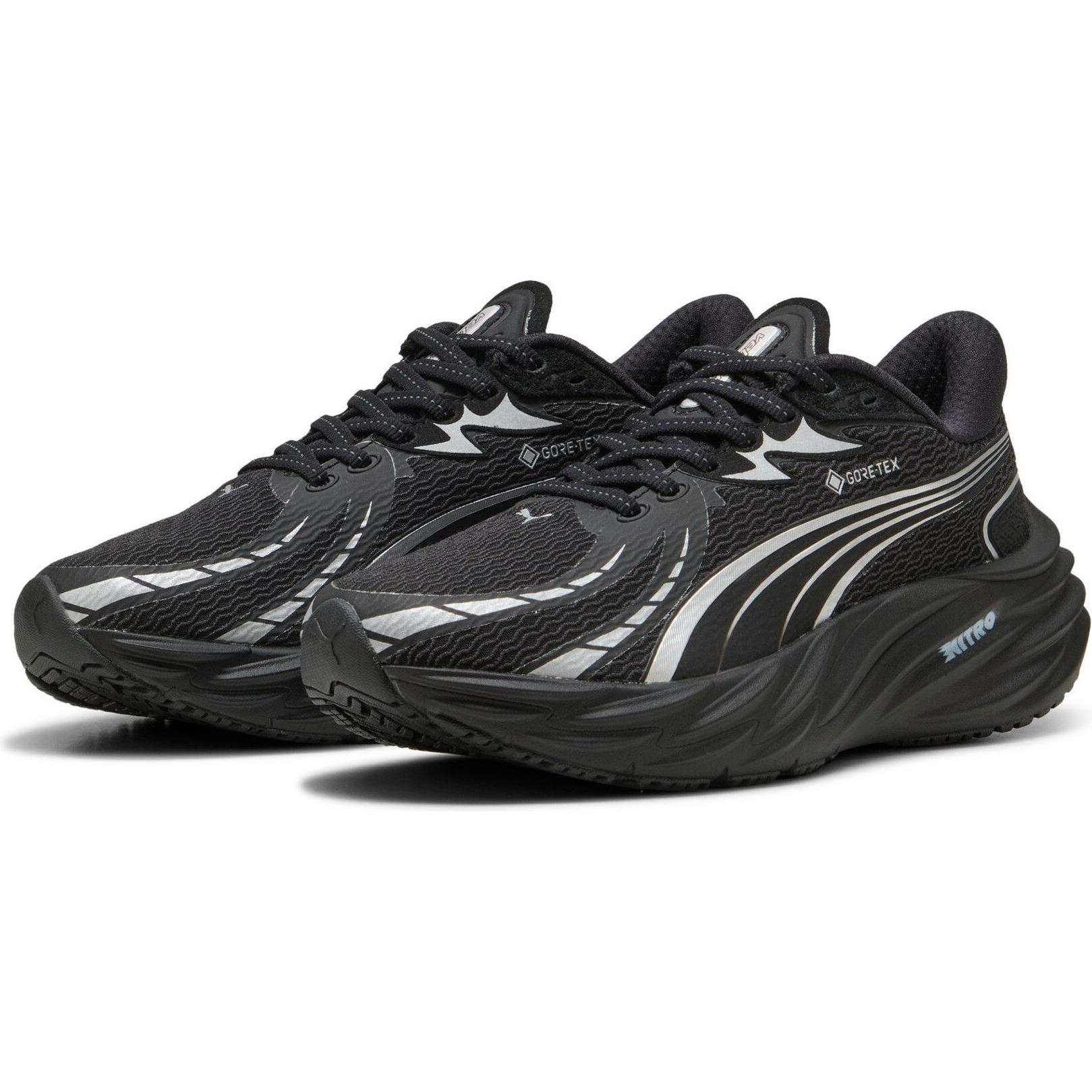 Puma, Donne, Scarpe da corsa, Velocity NITRO 4 Wns GTX (37), Nero, Argento
