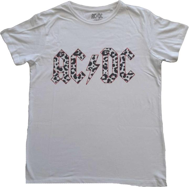 Actual product image AC/DC Mono Leopard Print Logo (Girlie) (3XL)