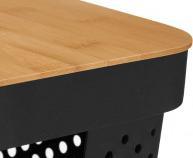 Produktbild Kinvara Mehrzweckbox perforierter Bambusdeckel schwarz mdn (26.20 cm)