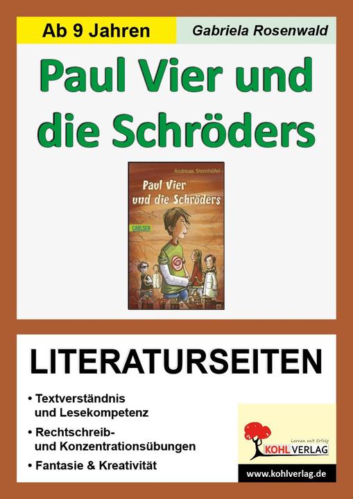 Produktbild Literaturseiten zu 'Paul Vier und die Schröders' (Deutsch, Gabriela Rosenwald, Ulrike Steinhöfel Thiel-Mathieu, 2007)