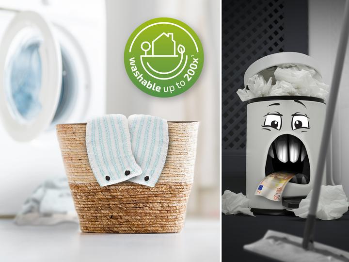 Actual product image Leifheit Bundle mop cover (2 pcs.)