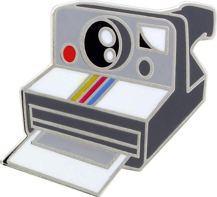 Produktbild Grindstore RetroKameraAnstecknadel aus Emaille
