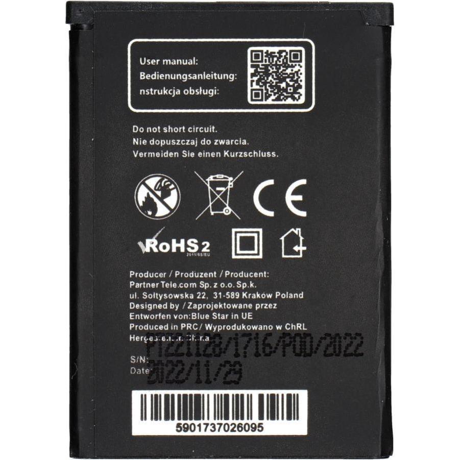 Blue Star Premier Bateria Blue Star Sony Ericsson K310/K320/T250 Li-Ion 750 mAh Analogica BST-36, Batteria smartphone