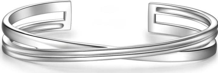 Image du produit Glanzstücke München Femmes argent sterling argent 17,0 cm, réglable de manière flexible - 11830 (17 cm, Argent Sterling)