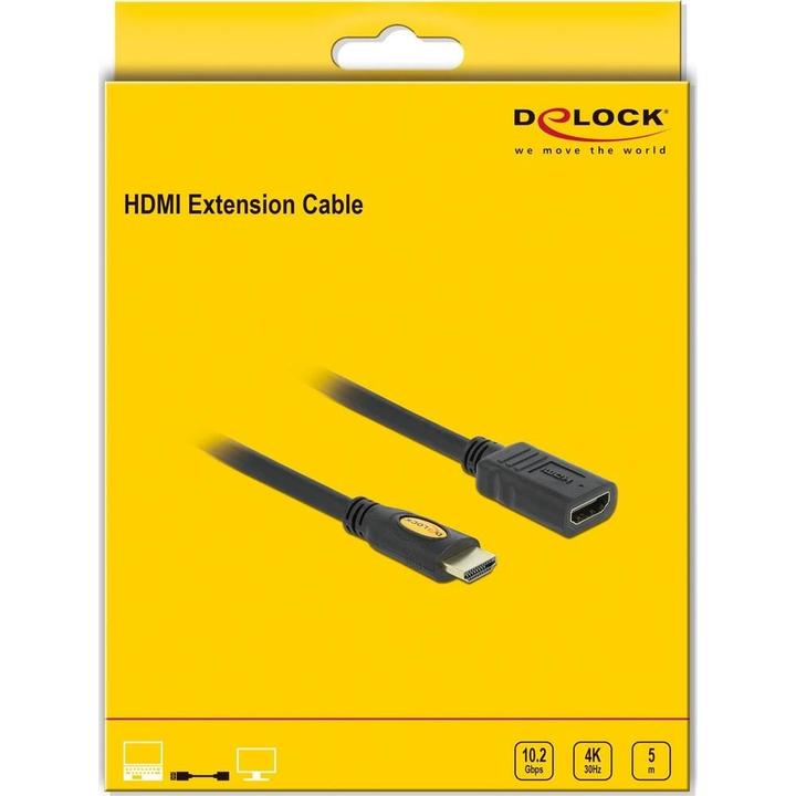 Actual product image Delock HDMI (Typ A) — HDMI (Typ A) (5 m)