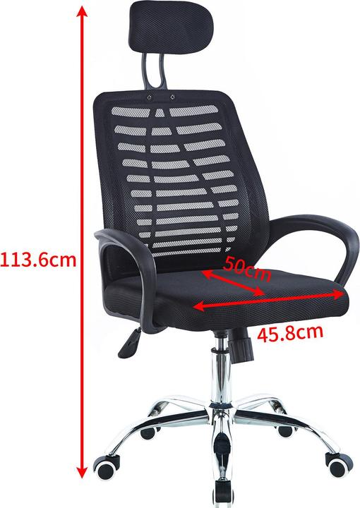 Produktbild HTI-Living Drehstuhl mit Kopfstütze Terry