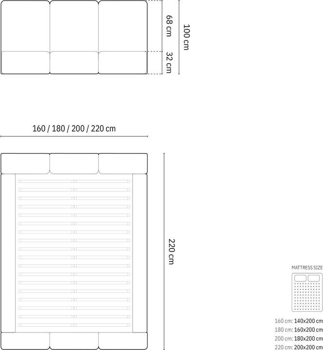 Produktbild Maison Heritage Bona (160 x 200 cm)