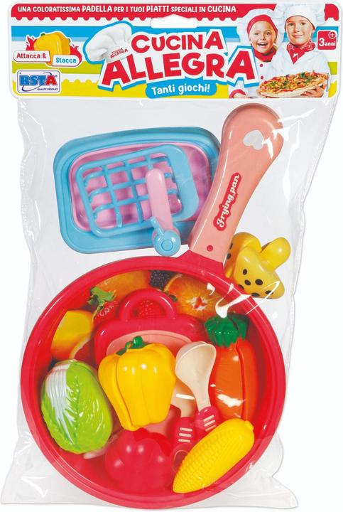 Produktbild Rs Toys Set Cucina E Pizza Stacca Attacca Con Padella In Display 6 Pz