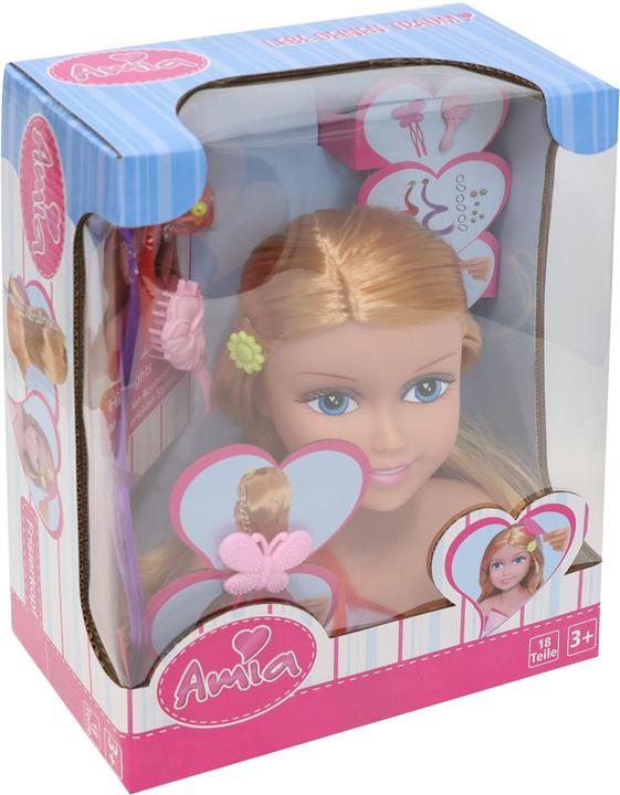 Amia Tête à coiffer, avec accessoires