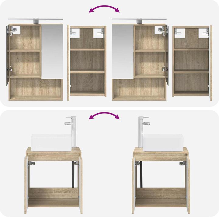 Produktbild vidaXL Badezimmerschrank