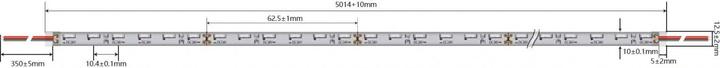 Produktbild Synergy 21 LED Flex Strip neutralweiss DC24V 38W IP65 CRI>90 sideview (Neutralweiss, 500 cm)