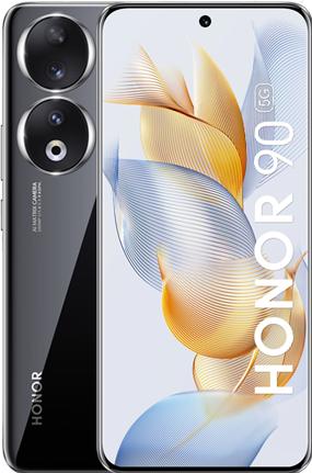 Actual product image Honor 90 (512 GB, Midnight Black, 6.70", Hybrid Dual SIM + eSIM, 5G)