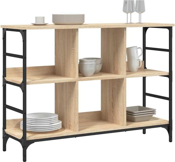 Image du produit VidaXL Buffet Chêne Sonoma 102x32x73,5 cm Matériau dérivé du bois,Couleur