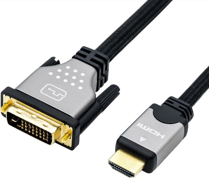 Actual product image Roline DVI — HDMI (Typ A) (1 m, DVI, HDMI)