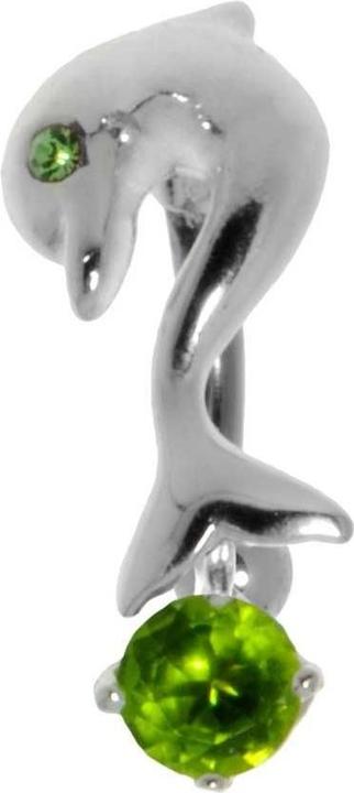 Immagine prodotto Bijouteria Piercing ventre (Zirconia, Argento 925, Acciaio chirurgico 316L)