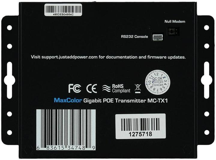 Immagine prodotto Just Add Power IP Transmitter VBS-MAX-TX-1 HDMI, PoE, 4K/60