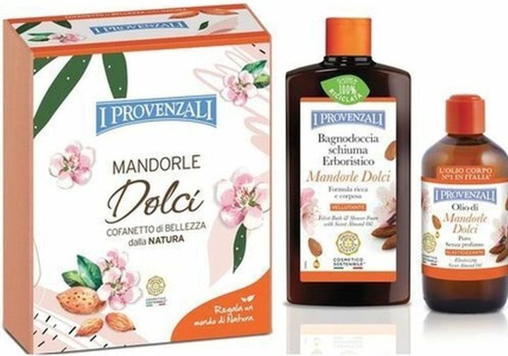 Immagine prodotto I Provenzali Set di bellezza Provenzali con gel doccia all'olio di mandorle - Regalo per donne (Set per la cura del corpo)