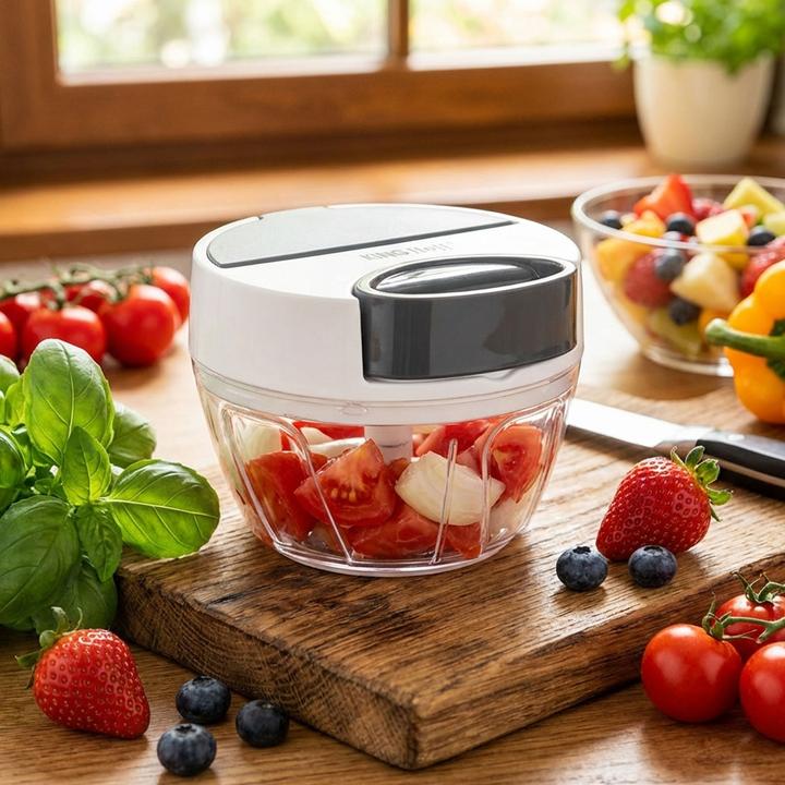 Produktbild Kinghoff Seilzug-Multi-Zerkleinerer, 400 ml, weiss-grau (400 ml)