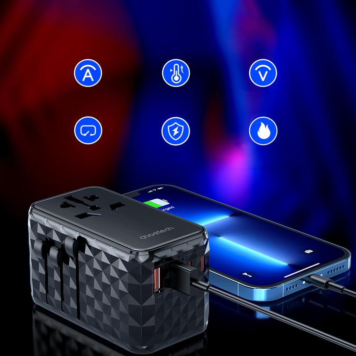 Actual product image Choetech Reiseadapter