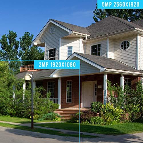 Image du produit YoLuKe Caméra IP WiFi 5MP HD Caméra de surveillance (2560 x 1920 pixels)